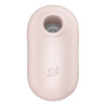 Satisfyer - Stimulateur Et Vibrateur Double Air Pulse Pro To Go 2 Beige